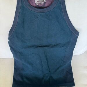 Smartwool merino wool intraknit Navy Blue Tank Top
